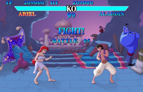 Disney Fighters II Digital Illustration